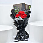 Beautiful 3 Red Rose Bouquet