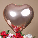 Beautiful Flowers with Balloon