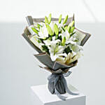 Beautiful White Lilies Bouquet