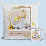 Best Mom Mug And Cushion Combo