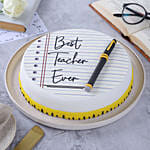 Best Teacher Ever Pineapple Cake One Kg