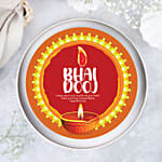 Bhai Dooj Wishes Chocolate Cake Half Kg