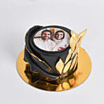Black Beauty Butter Cream Photo Cake