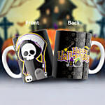 Black Theme Happy Halloween Mug
