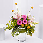 Blooming Elegance - Lily n Gerbera Rose Gift