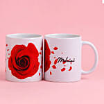 Blooming Love Personalised Mug Set