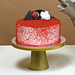 Blush Bouquet of Love N Red Velvet Cake