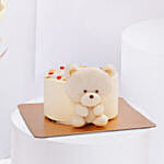 Blush Of Passion 18 Roses Bouquet | Chocolate Mono Cake 200gm