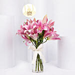 Blushing Pink Lillies | Eid Mubarak