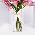 Blushing Pink Lillies | Umrah Mubarak