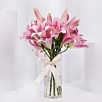 Blushing Pink Lillies