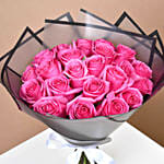 Bouquet of 20 Timeless Pink Roses