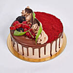 Choco Velvet Cake 1.5 Kg