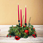 Christmas Wreath with Candles