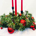 Christmas Wreath with Candles