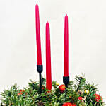 Christmas Wreath with Candles