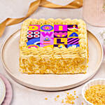 Crunchy Chocolate Diwali Cake