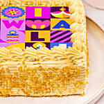 Crunchy Chocolate Diwali Cake