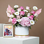 Dazzling Flowers & Photo Frame