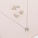 Floral Charm with Necklace