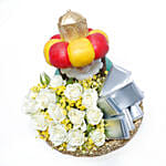 Flower & Chocolates in Fananees Sheikh Vase