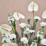 Flower Wooden Tray Arrangement