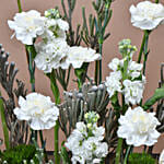 Flower Wooden Tray Arrangement