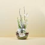 Flowers In Fish Bowl