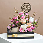 Gourmet Indulgence and Roses