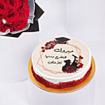 Graduation Celebration Flower N Cake