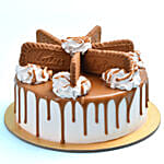 Half Kg Lotus Biscoff Cake For Anniversary