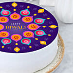 Happy Diwali Chocolate Cake