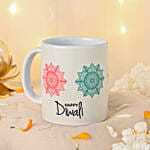 Happy Diwali Mug White