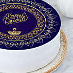 Happy Diwali Red Velvet Cake