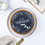 Happy Teachers Day Chocolate Fondant Cake One Kg