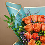 Harvest Glow Roses Bouquet
