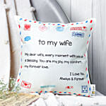 Heartfelt Love Letter Cushion