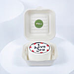 I Love You Chocolate Bento Cake