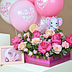 It's a Girl Flower Arrangement Combo