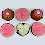 Love You Mom Vanilla Cupcakes