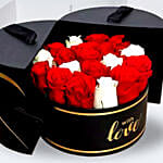 Luxurious Roses With 1 Kg Godiva Chocolate Box