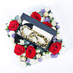 Luxury Musbah - White N Black | Large Edition - Elegance Floral Box