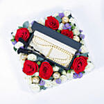 Luxury Musbah - White & Yellow - Medium Edition - Elegance Floral Box