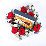 Luxury Musbah - Yellow & Brown - Large Edition - Elegance Floral Box