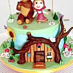 Masha And Bear Chocolate Cake 3.5 Kgs