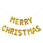 مجموعة بالونات ذهبية أحرف عيد الميلاد المجيد كريسماس