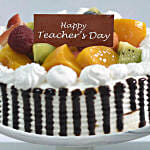 Mix Fruit Topping Vanilla Cake Half Kg