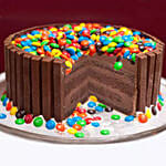 M&M And Kitkat Cake