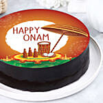 Onam Celebration Chocolate Cake
