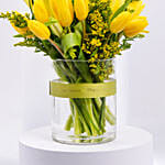 Otantik Home - Elegant Candle and Tulips Vase